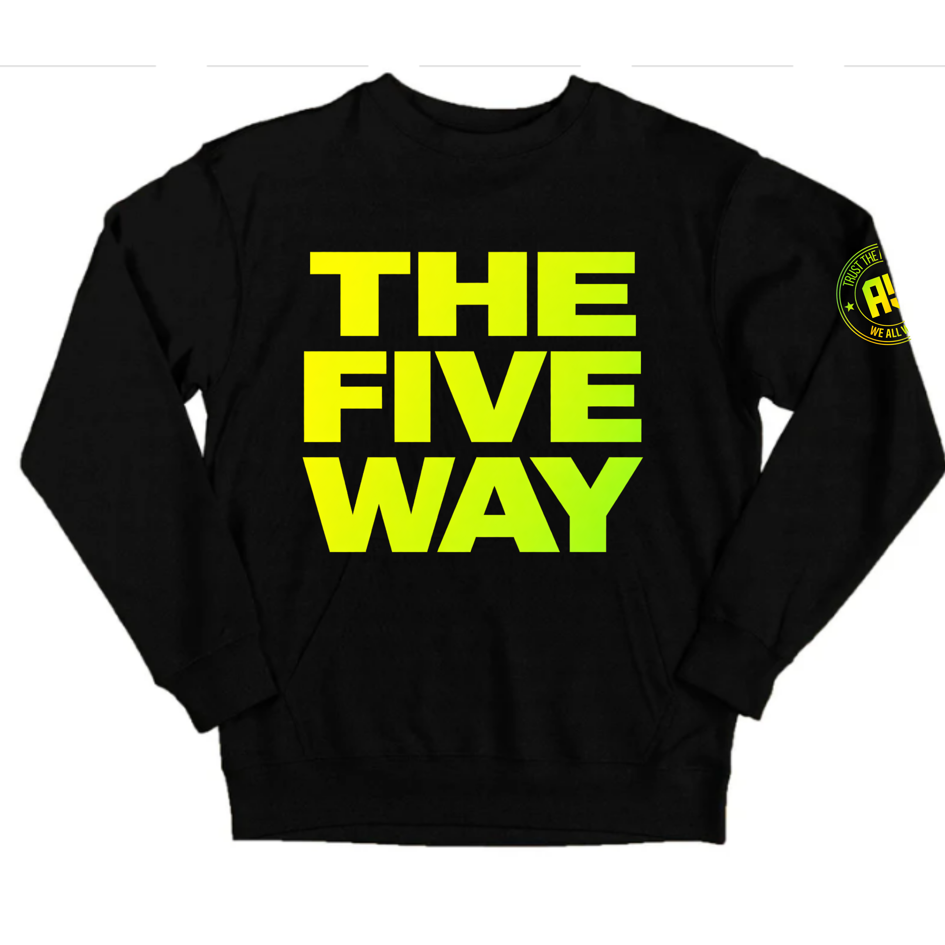 The Five Way Crewneck Neon